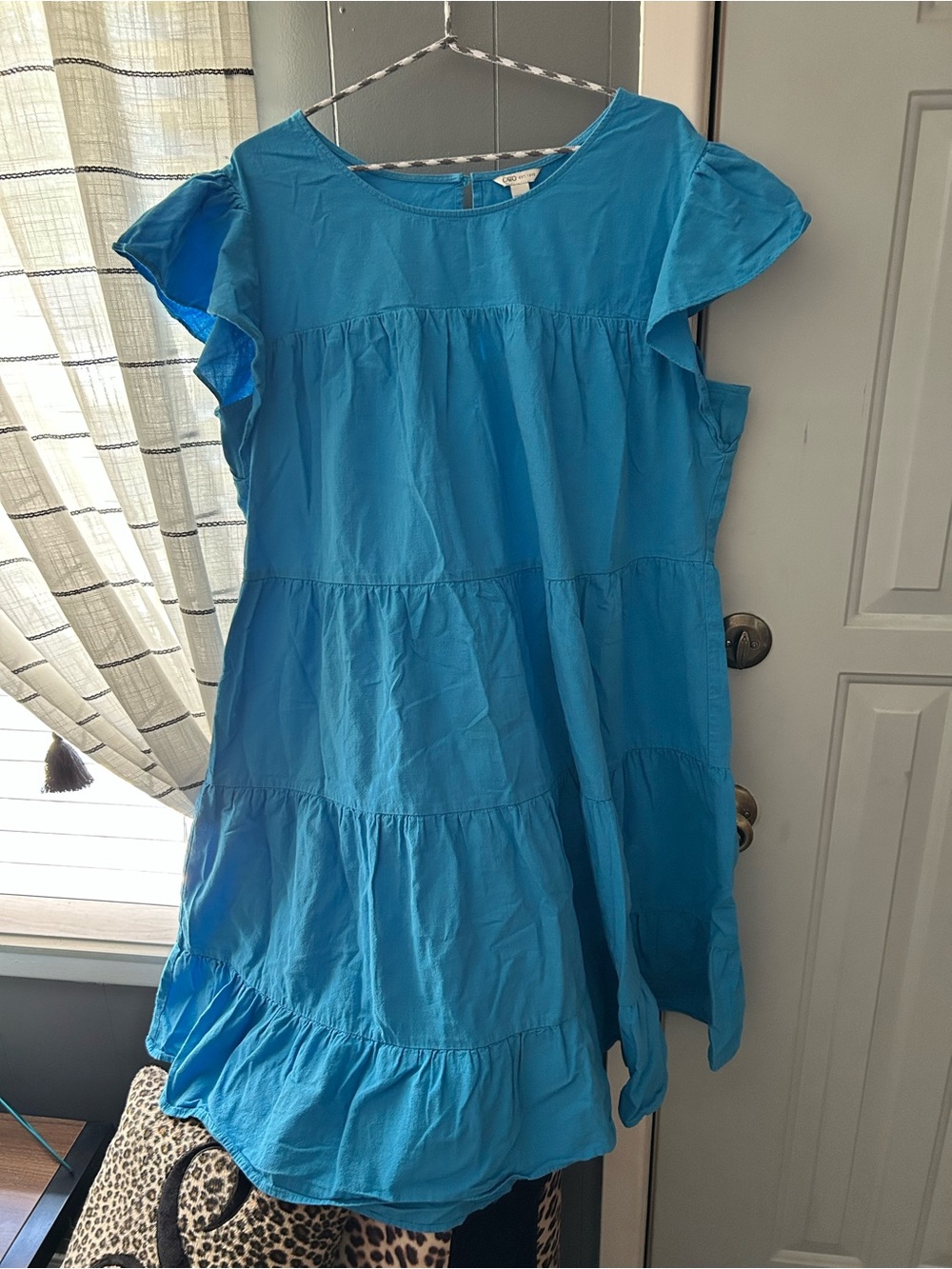 Cato Blue Tiered Dress